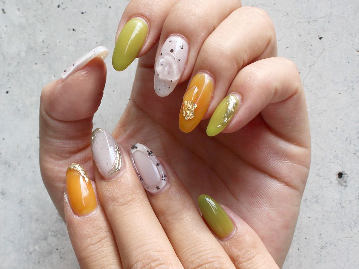 うずらの卵ネイル Nail Salon March
